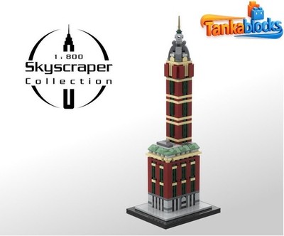 MOC-132578 Singer Building 1:800 Building blocks Set Model Gift Set 463pcs