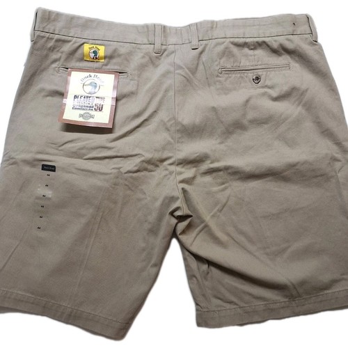 Pantalones Cortos Chinos Duckhead Tipo 50 Plisados Frontales Caqui Preppy Talla 44 De Colección Clásicos - Imagen 3 de 4