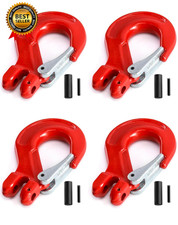 Clevis Slip Hook With Latch 4 Pack 38 4400 Lbs Load Limit Grade 80 Drop Fo Clevis Slip Hook With Latch 4 Pack 38 4400 Lbs Load Limit Grade 80 Drop Fo