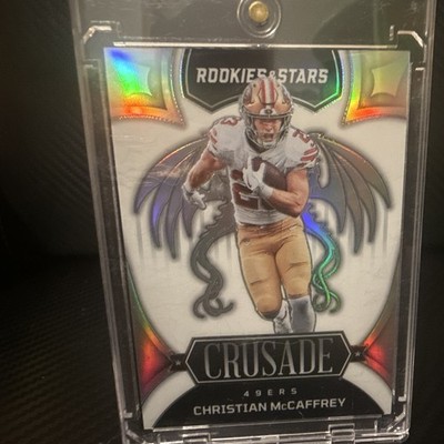 Panini 2022 Rookies & Stars Crusade White Prizm Christian McCaffrey #CR-6  9/149