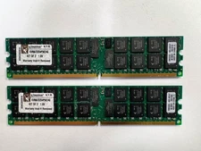 Kingston KVR667D2D4P5K2/4G 4GB Kit (2x2GB) DDR2-667 PC2-5300 ECC RAM - 4GB Total