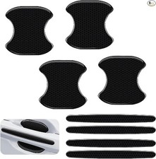 8 PCS Car Handle Protector, Self-Adhesive Anti-Scratch Car Door Handle Bowl Stic
