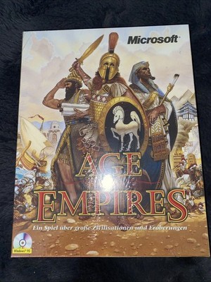 Age of Empires (1998) SEALED DEUTSCH (PC Big Box) Sammlerstück  Retro Spiel OVP
