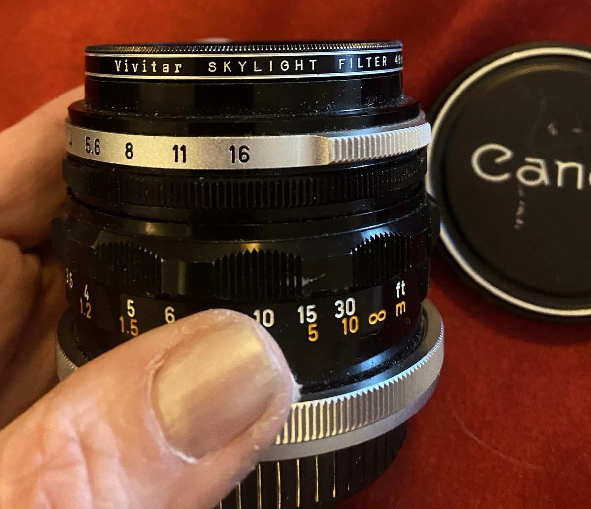 Canon f/1.8 Vintage Camera Lens for sale | eBay