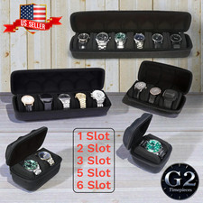 1/3/5/6 Slots Travel Watch Hard Roll Case Wristwatch Display Case Watch Storage