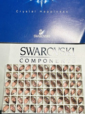 Swarovski 6010 13 x 6.5mm Light Rose Satin Pendants 12Pcs Austrian