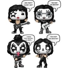 Funko Pop! Kiss Sayings Set of 4 Vinyl Figure...