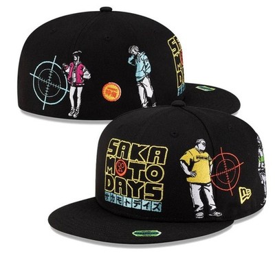 New Era 59FIFTY SAKAMOTO DAYS All-Over Black Cap | eBay