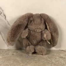 VINTAGE PBC INTERNATIONAL MINI LONG EAR BUNNY RABBIT PLUSH JOINTED ARMS & LEGS