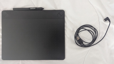 Wacom Intuos CTH-690K Drawing Tablet Medium | USED Box | Pen + Cable + Driver CD