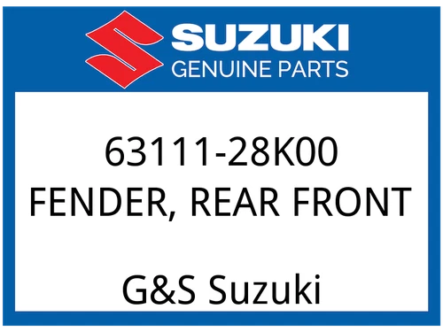 FENDER, REAR FRONT