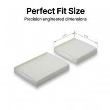 Premium Quality Pollen Filter For Citroen DS3, C3, Peugeot 208, 207 REF EKF101