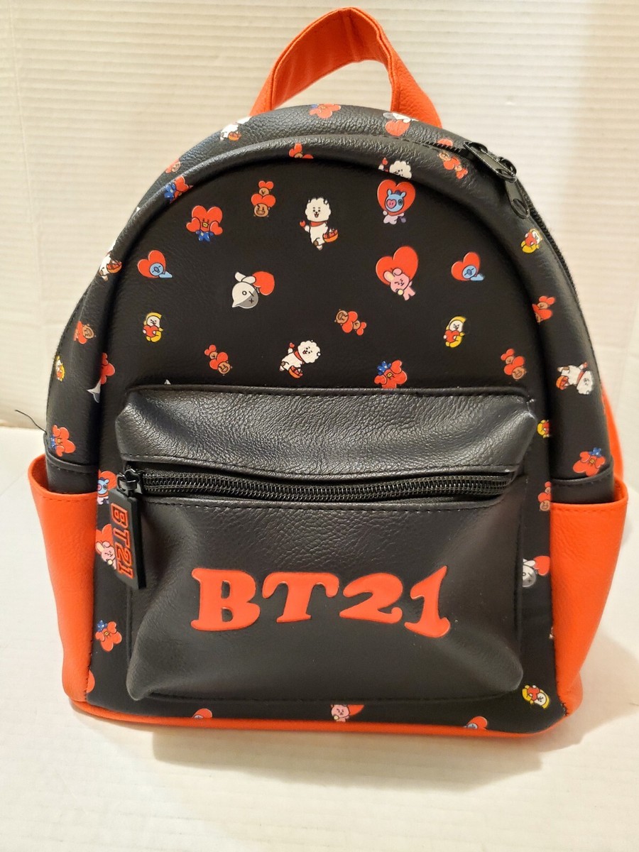 Bt21 Hot Topic Backpacks BT21 BTS Allover Print Character Faux