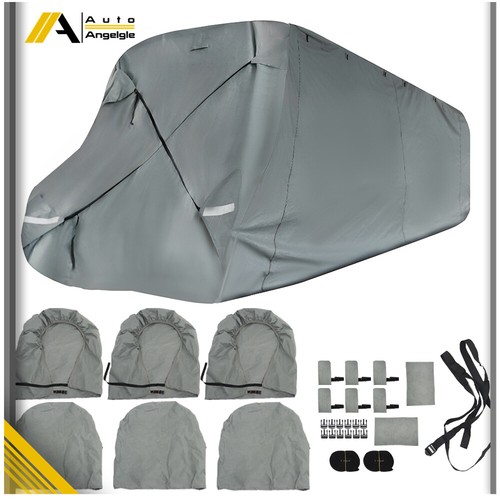 Waterproof RV Cover Storage Anti-UV For 23'-32' Class C Motorhome Trailer Camper - Picture 13 of 21