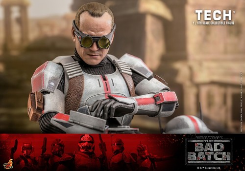Hot Toys Star Wars Tech The Bad Batch 1:6 Scale Figure TMS098 Sideshow New - Picture 16 of 18