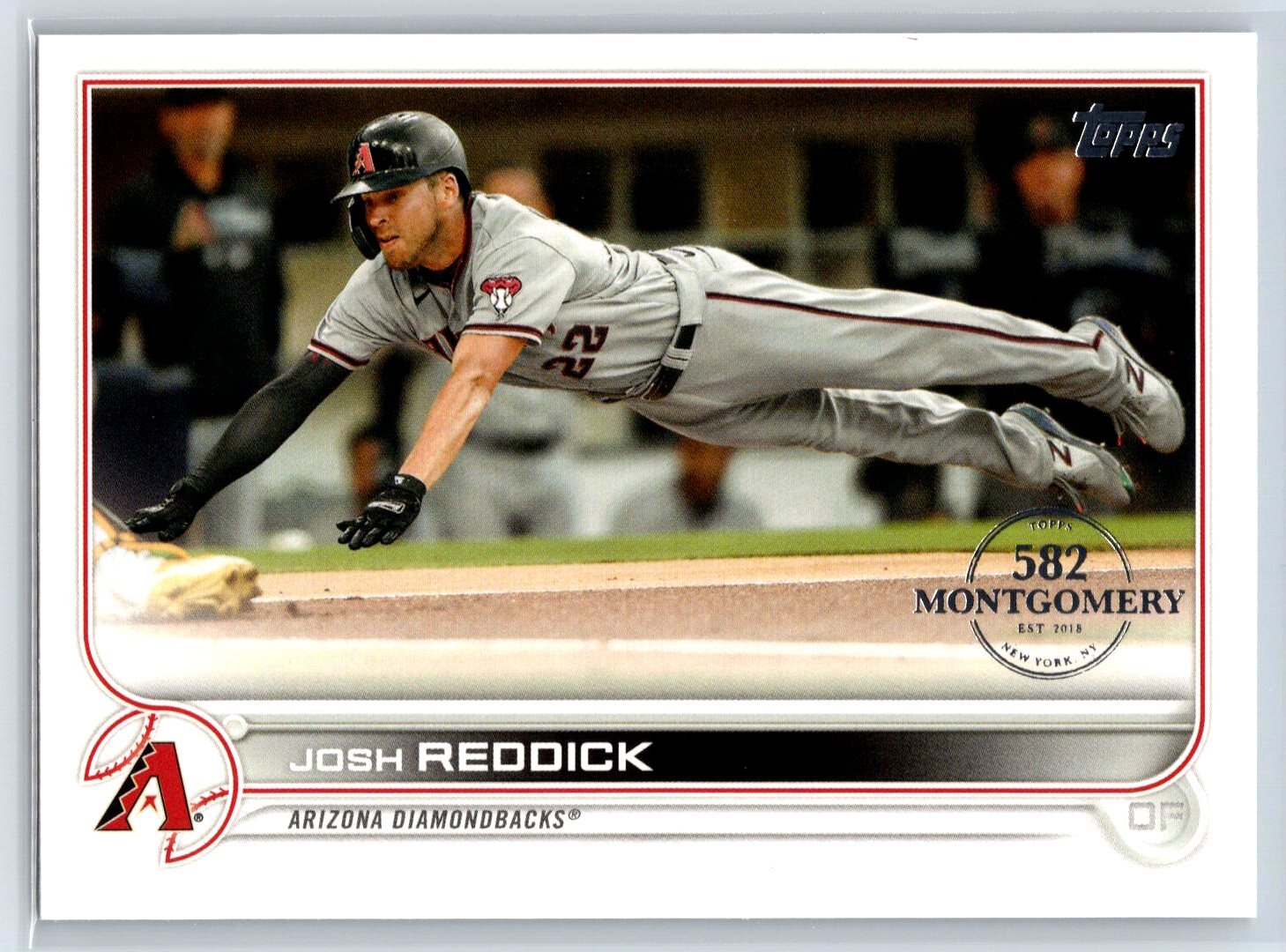 2022 Topps Josh Reddick 582 Montgomery Club Parallel Arizona Diamondbacks #318
