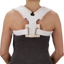DeRoyal 3-Way Clavicle Strap, Buckle Closure or Hook and Loop Closure