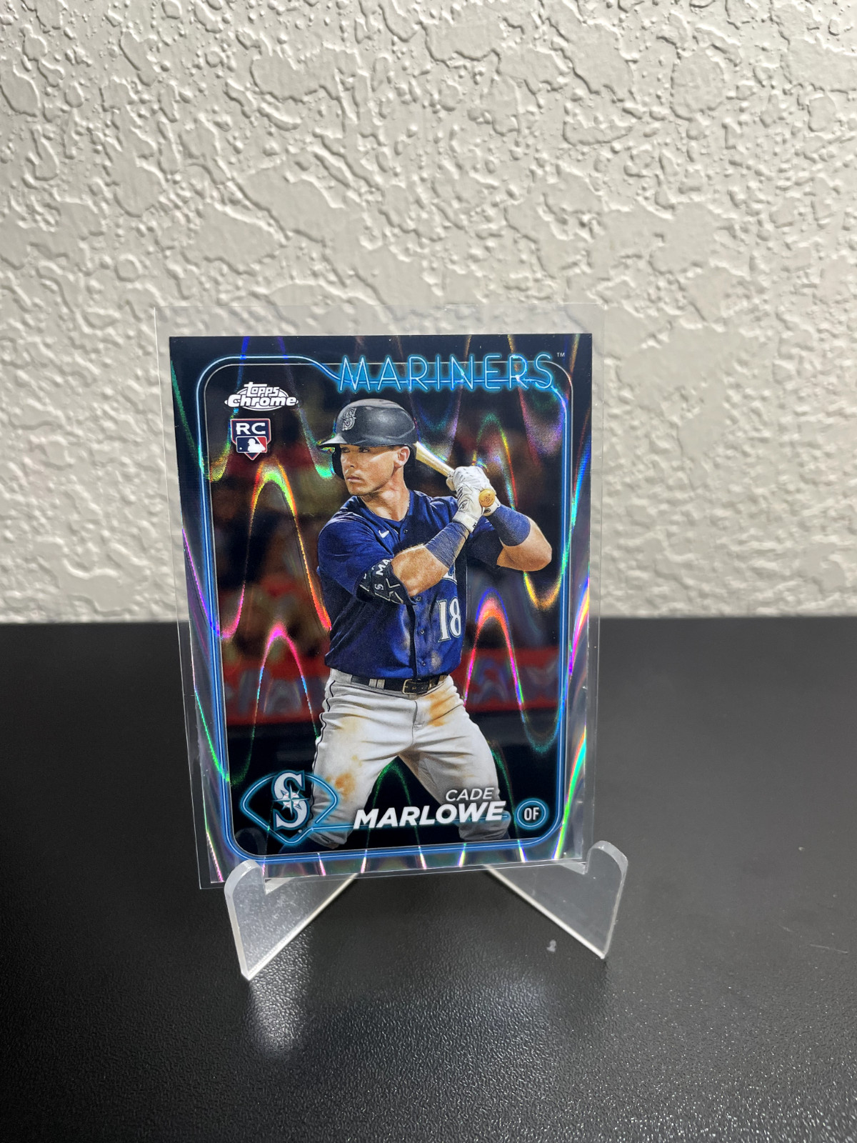 2024 Topps Chrome Cade Marlowe #266 RayWave Refractor Rookie  Seattle Mariners