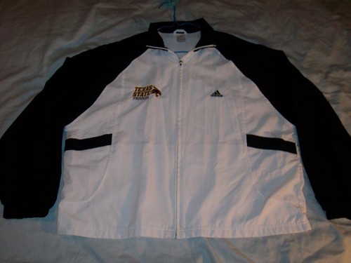 Estado de Texas Tenis Tigrillos Adidas Windbreaker cremallera chaqueta  Señoras X-large Usado | eBay