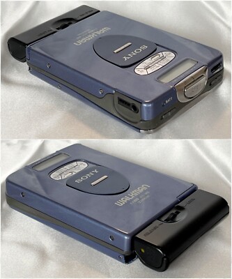 SONY WM-FX1 1994 Blue W/Battery box WalkmanCassette Player Made in