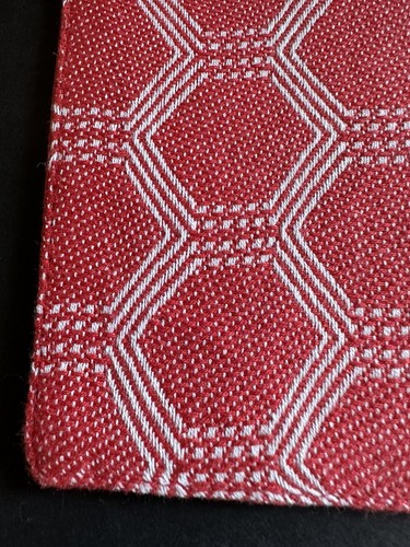 Farmhouse Table Runner Placemat Set of 8 Red White Cotton Summer July 4th - Picture 15 of 15