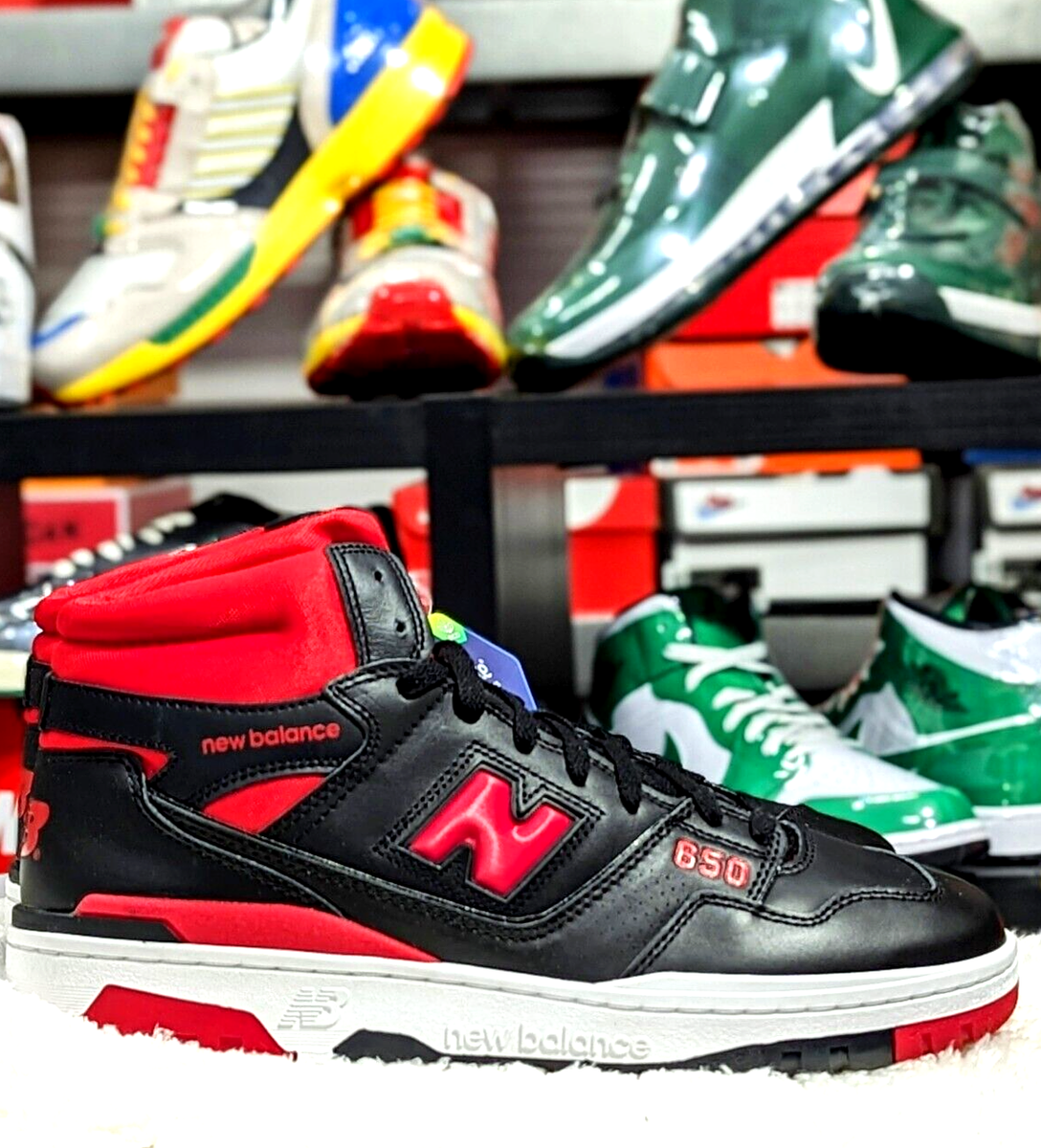 NEW BALANCE 650R BLACK RED BB650 RBR Sz13 $_57.PNG?set_id=880000500F main image 4