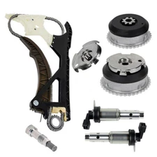 Timing Chain Kit w/ Camshaft Gears & VVT Solenoid for 06-13 BMW 128i 328i N52