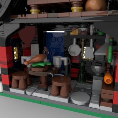 Set Construction Médiéval Hôtel – ZITIANYOUBUILD MOC-114516 – 769 Pièces
