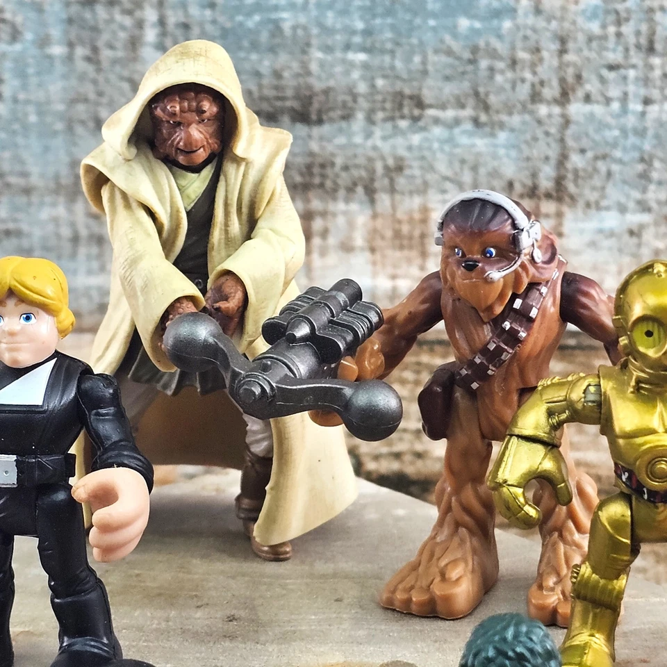 Lote de bonecos Hasbro Imaginext super-heróis Marvel Heroes Villains Star Wars Trooper - Imagem 4 de 4