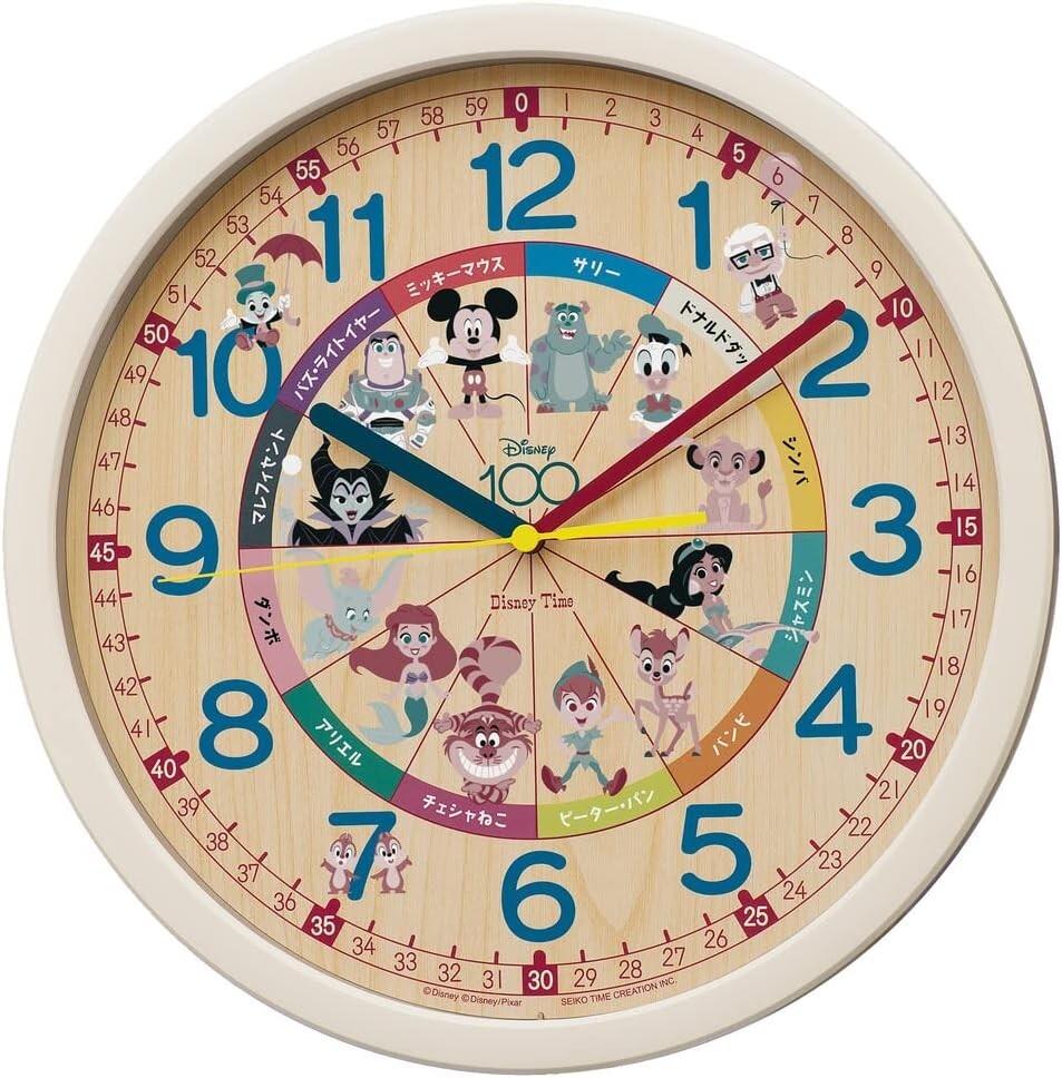 SEIKO Wall Clock Analog Disney Time Mickey & Friends FW812C