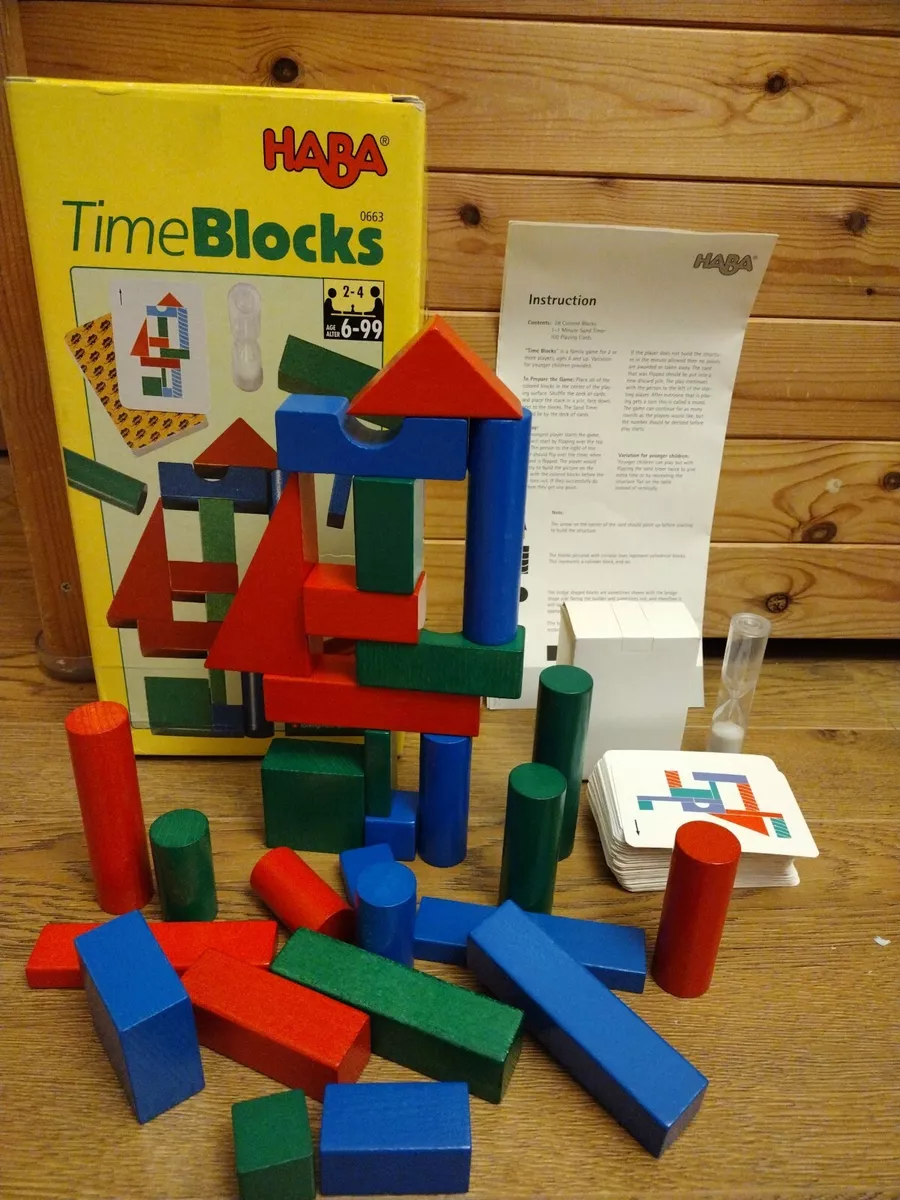 Wooden building blocks store game