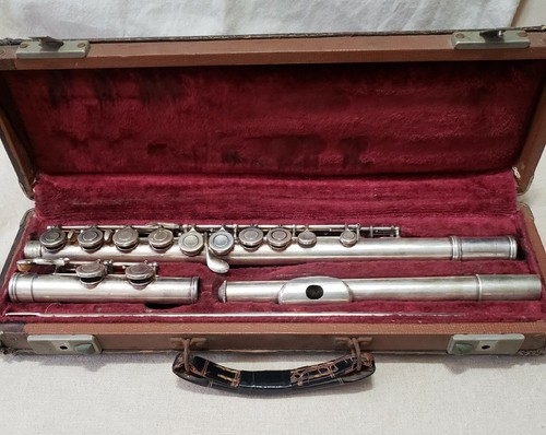 Martin Freses 1740 Flute with Case France Vintage