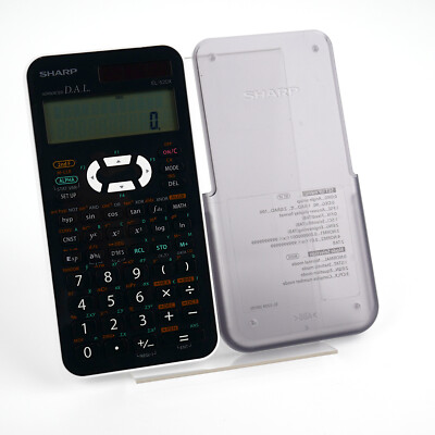 Sharp EL-520X Scientific Calculator 420 Functions Solar Fresh Battery w/ Case