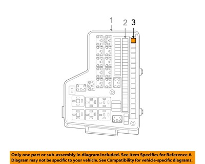 CHRYSLER OEM 01-20 1500 Electrical Fuse Relay-Maxi Fuse 4868007AB