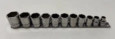 Snap On FSM/FS Shallow 6-Point 11pc Socket Set 7/8" - 5/16" FS281-FS101