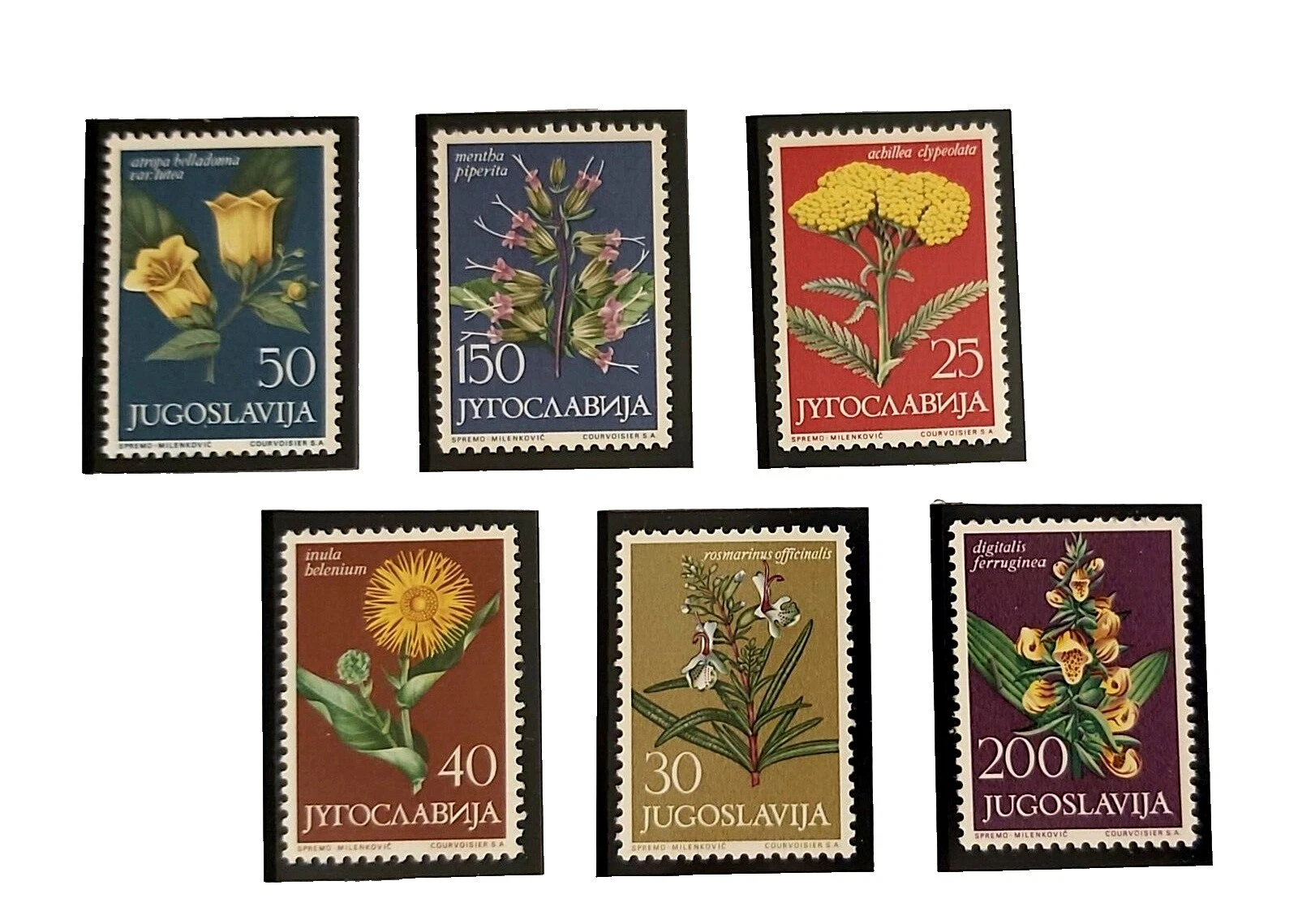 1961-1970 Year of Issue Decimal Yugoslavian Stamps