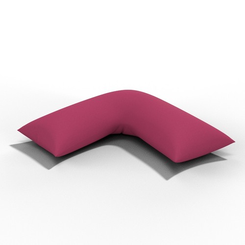 Almohada en forma de V de fibra hueca con funda de almohada ortopédica para el cuello trasero GRATIS. - Imagen 75 de 94