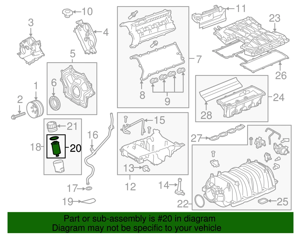 Filtro de aceite genuino Land Rover Range Rover RR Sport Velar Defender LR011279 Foto 3 de 3