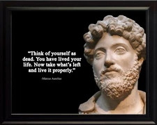 Marcus Aurelius Think of yourself Poster Print Picture or Framed Wall Art