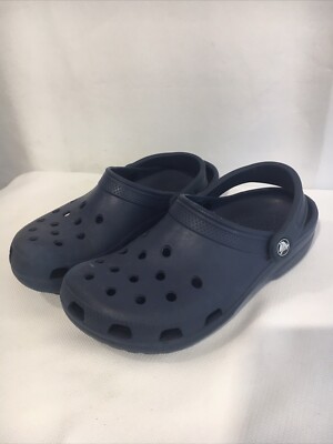 Crocs Unisex Navy Blue M5 W7 .