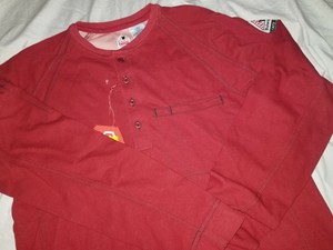 bulwark iq long sleeve henley