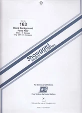 Showgard Stamp Mount Strips For Tropical Flowers Human Rights 163mm Black 5 Pack