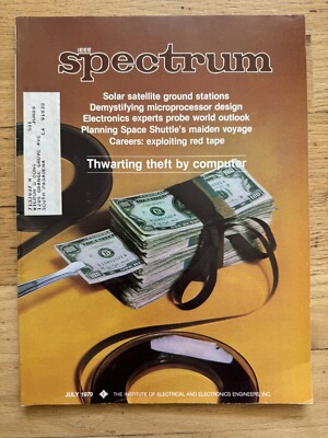 IEEE Spectrum Magazine July 1979 Computer Theft Space Shuttle Solar ...