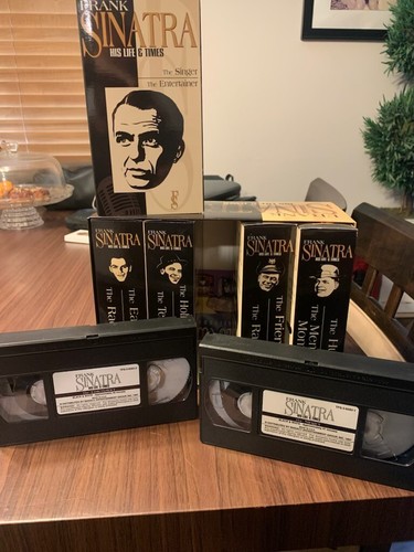 FRANK SINATRA “HIS LIFE AND TIMES” 10 VHS TAPES COLLECTORS EDITION SET🔴