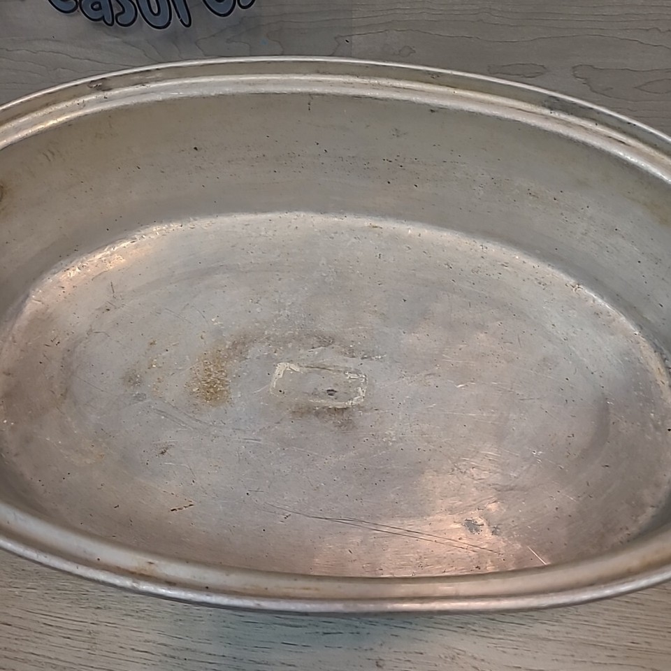 Vintage COMET Aluminum Vented 16" Roasting Pan Turkey Chicken Roast