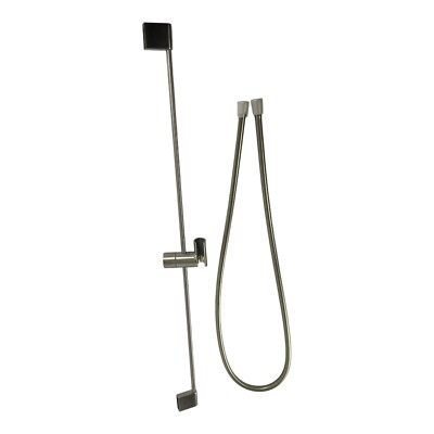 Hansgrohe 27941800 Axor Steel Optic  36'' Slide Bar w/ 63'' Techniflex Hose Chrome