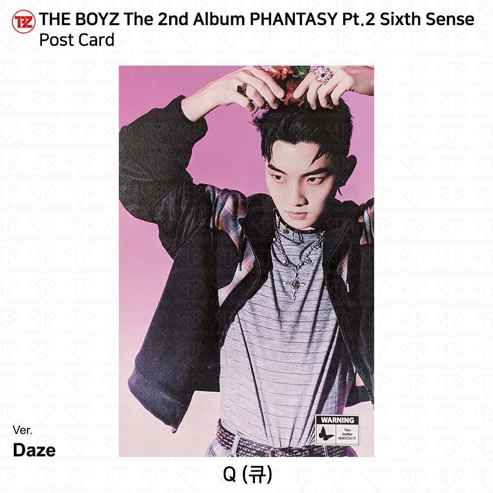 The Boyz Phantasy Pt.2 Sixth Sense Q Photocard Postcard KPOP