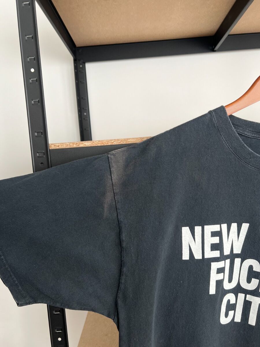 Vintage 90s New York Fuckin City USA Humor Black T-shirt Sz Vintage 90s New York Fuckin City USA Humor Black T-shirt Sz