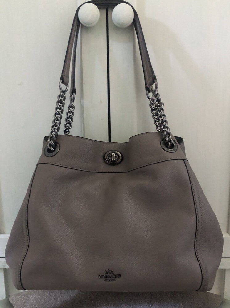 Coach Bag Women Taupe 11”x15”