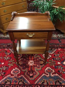 Cherry One Drawer Nightstand Attributed To Pennsylvania House